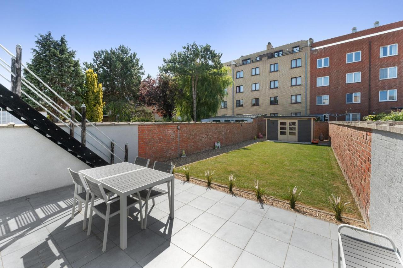 Ruime Woning 10P Met Zonnige Tuin & Nabij Strand Blankenberge Buitenkant foto